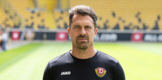 Sitzt eine Sperre im Freundschaftsspiel gegen Hertha BSC II ab: Dynamo Dresdens Coach Thomas Stamm.