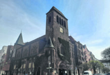 Die Osterkirche in der Samoastraße hat eine aktive Gemeinde. Bild: Martin Schwarz