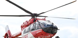 Auch ein Hubschrauber wurde bei der Suche eingesetzt. (Symbolbild)