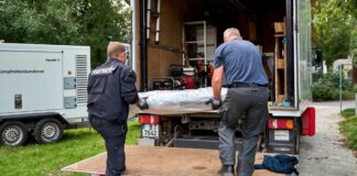Die in der Spree entdeckte Weltkriegsbombe wurde inzwischen abtransportiert.