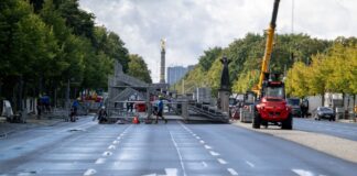 Wegen des Marathons sind Straßen gesperrt. (Archivbild)