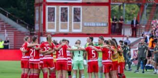 Es war das erste Spiel der Union-Frauen in der Bundesliga.