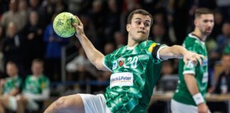 Füchse-Linksaußen Tim Freihöfer erzielte gegen Göppingen acht Tore