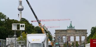 Das Marathon-Ziel befindet sich wieder in der Nähe des Brandenburger Tors.