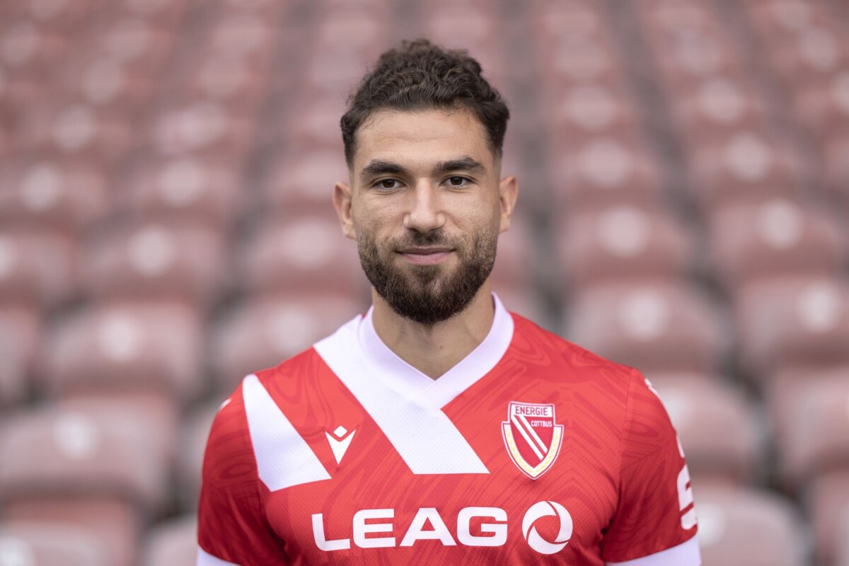 Fußball: 3. Liga, Fototermin FC Energie Cottbus Der FC Energie Cottbus und Romarjo Hajrulla haben sich auf eine Vertragsauflösung verständigt. (Archivbild)