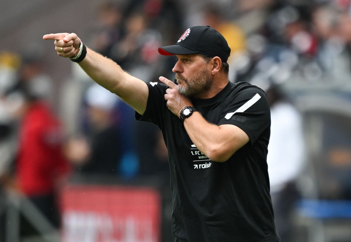 Steffen Baumgart Heimserie verbessern: Baumgart will mit Union gegen Gladbach gewinnen. (Archivbild)