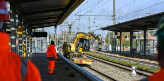 Generalsanierung: Ein neuer Bahnsteig für Wittenberge Im Bahnhof Wittenberge entsteht ein neuer Bahnsteig.