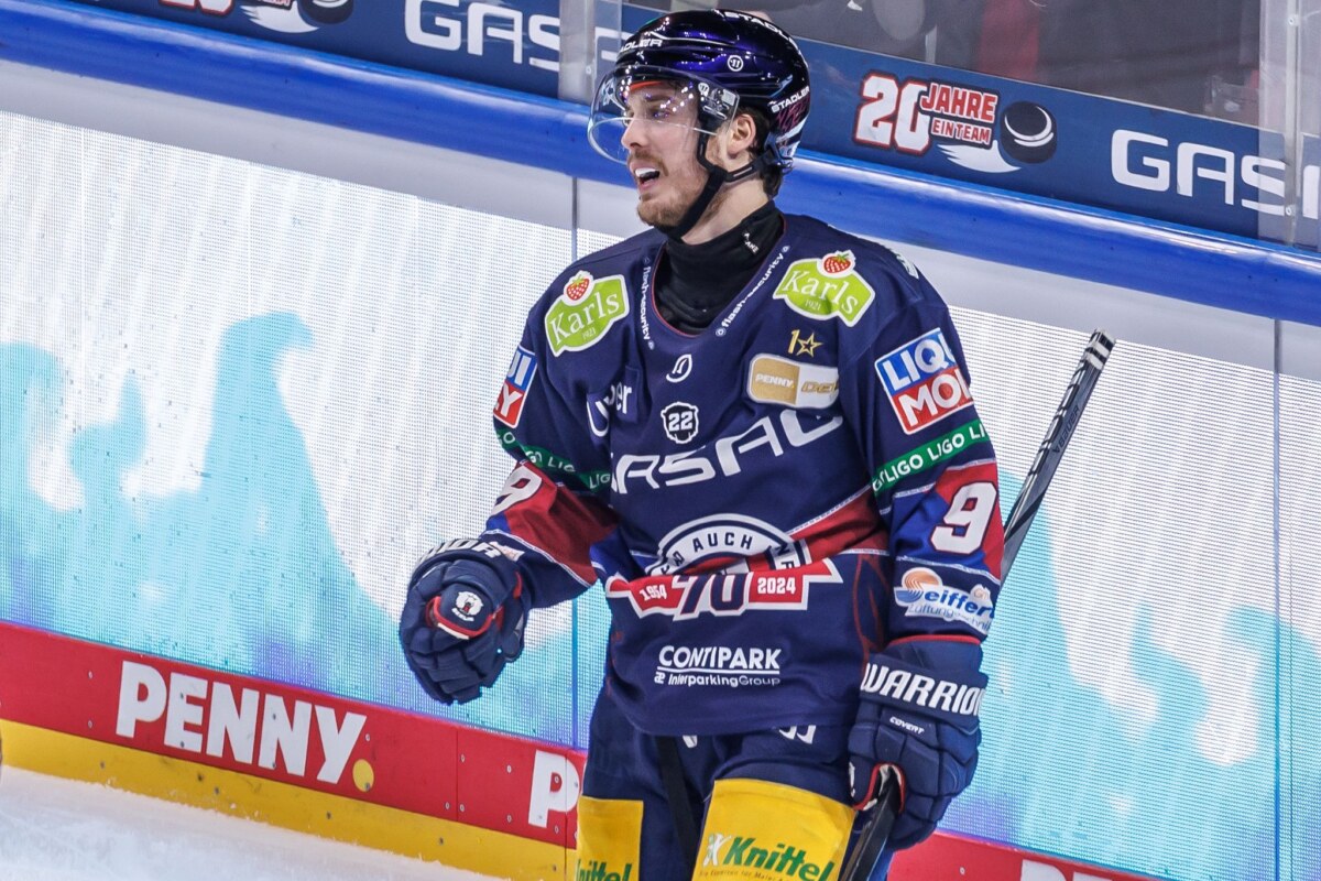 Ty Ronning Angreifer Ty Ronning erzielte den Siegtreffer der Eisbären Berlin gegen die Adler Mannheim. (Archivbild)
