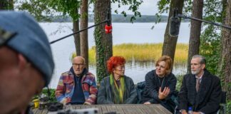 «Heimsuchung» ist nicht die erste Literaturverfilmung von Volker Schlöndorff (ganz links im Bild).