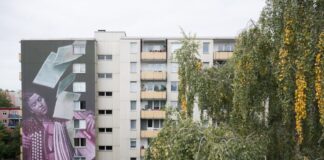 Dieses Wandbild erinnert nun an die NS-Widerstandskämpferin Maria Terwiel.