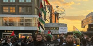 Laut der Berliner Polizei nahmen rund 800 Menschen an der Demonstration teil. 