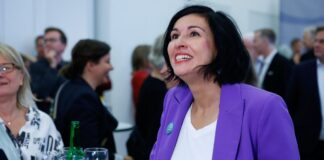 Noosha Aubel (parteilos) ist die neue Oberbürgermeisterin von Potsdam. (Archivbild)