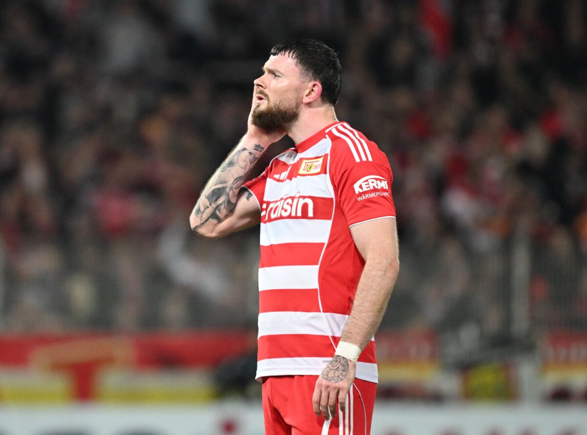 1. FC Union Berlin - Arminia Bielefeld Auch Oliver Burke hat seit fast sechs Wochen kein Tor für Union erzielt.