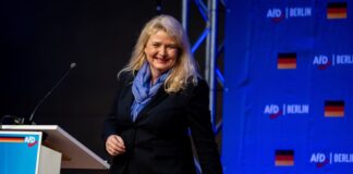Die AfD-Landesvorsitzende Kristin Brinker war schon 2021 und 2023 Spitzenkandidatin für die Berlin-Wahl.