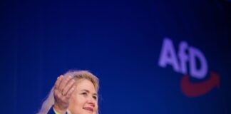 Die Berliner AfD-Landes- und Fraktionsvorsitzende Kristin Brinker war schon 2021 und 2023 Spitzenkandidatin ihrer Partei bei Wahlen zum Abgeordnetenhaus. (Archivbild) 
