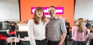 Linke diskutiert beim Parteitag über Nahostkonflikt Die beiden Landesvorsitzenden der Linke in Berlin, Kerstin Wolter und Max Schirmer, haben zusammen mit etlichen anderen einen Antrag zum Thema Nahost eingebracht. (Archivfoto)