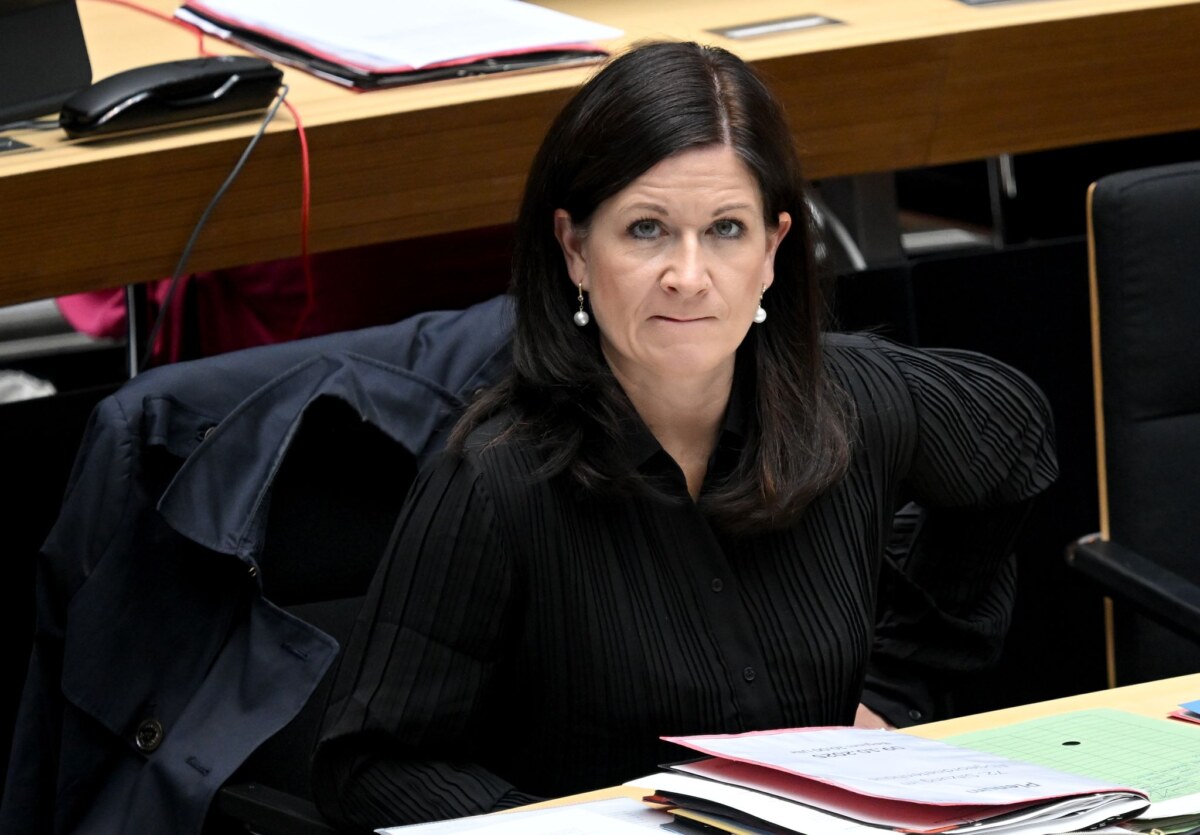 Plenarsitzung Berliner Abgeordnetenhaus Bildungssenatorin Katharina Günther-Wünsch (CDU) nahm an der Sitzung des Abgeordnetenhauses teil.