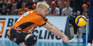 Volleys-Kapitän Ruben Schott konnte die Niederlage zum Bundesligaauftakt nicht verhindern.