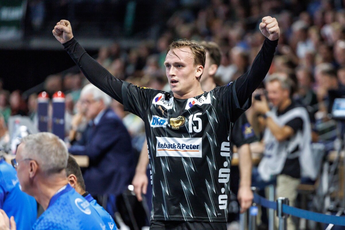 Füchse-Spielmacher Tobias Gröndahl Für Füchse-Spielmacher Tobias Gröndahl war der Heimsieg gegen Kolstad etwas Besonderes. (Archivbild)