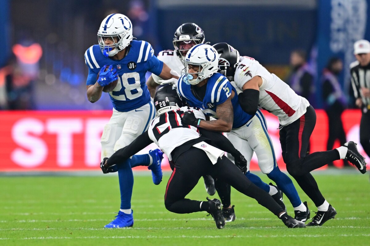 Indianapolis Colts - Atlanta Falcons Dank Running Back Jonathan Taylor liegen die Colts auf Playoff-Kurs.