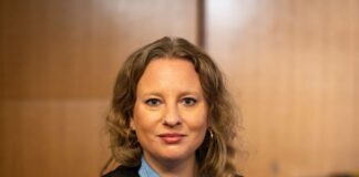 Die BSW-Landesvorsitzende Friederike Benda sieht ihre Partei als selbstbewusst. (Archivbild)