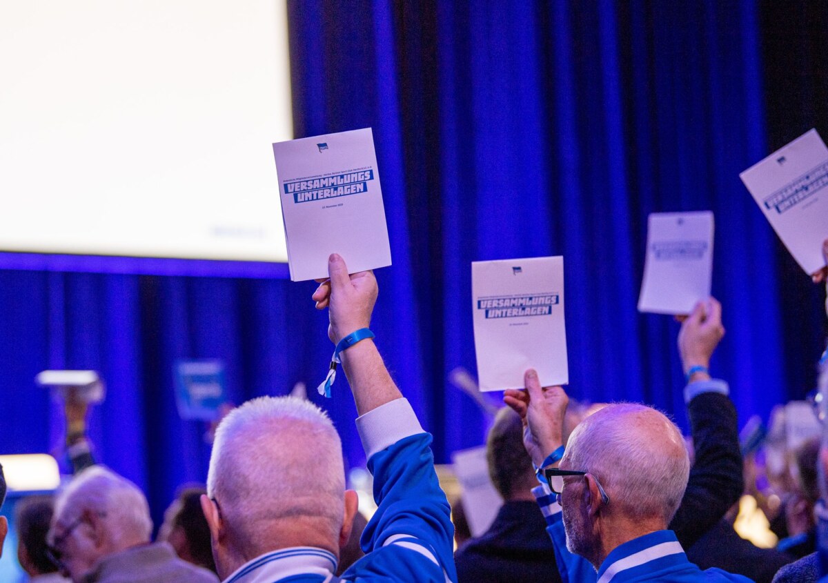 Mitgliederversammlung von Hertha BSC Es gab ein klares Votum bei der Hertha.
