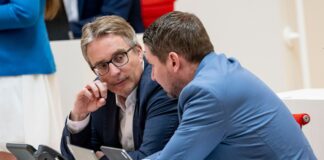 Björn Lüttmann, Fraktionsvorsitzender der SPD in Brandenburg, zeigte sich von den Neuigkeiten überrascht. (Archivbild)