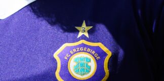 FC Erzgebirge Aue empfängt Union Berlin zum Test Das Logo des FC Erzgebirge Aue. (Archivbild)