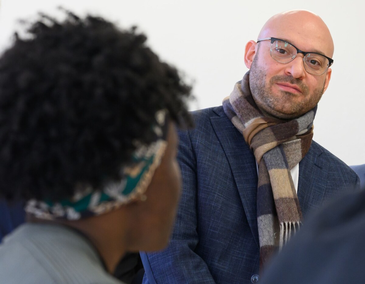 Gebäude der geplanten Landesübergangseinrichtung Innenminister René Wilke sieht in dem geplanten Landesaufnahmegesetz eine Entlastung für Kommune.