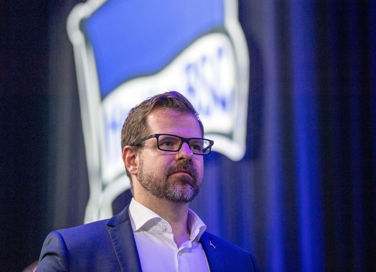 Mitgliederversammlung von Hertha BSC Drescher äußerte sich positiv über die sportliche Situation.