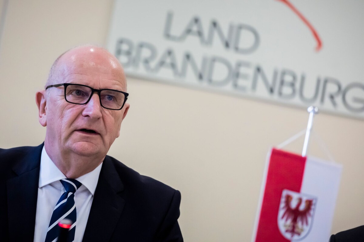 Gemeinsame Kabinettssitzung von Berlin und Brandenburg Brandenburgs Ministerpräsident Dietmar Woidke (SPD) sieht noch Chancen für eine Lösung angesichts der Bedenken des BSW gegen zwei Medienstaatsverträge.