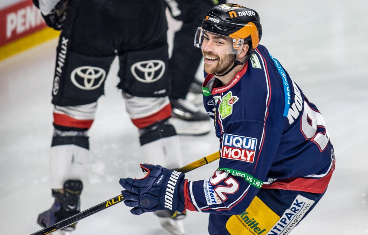 Eisbären-Profi Marcel Noebels Marcel Noebels erzielte den ersten Treffer der Eisbären Berlin beim Auswärtssieg in Nürnberg. (Archivbild)