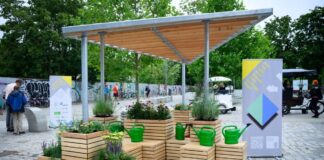 Im Juli wurde im Mauerpark Berlins erster Cooling Point vorgestellt. (Archivbild) 