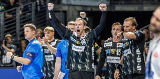 Welthandballer Mathias Gidsel und seine Füchse haben gerade in der Königsklasse viel Grund zum Jubeln. (Archivbild)