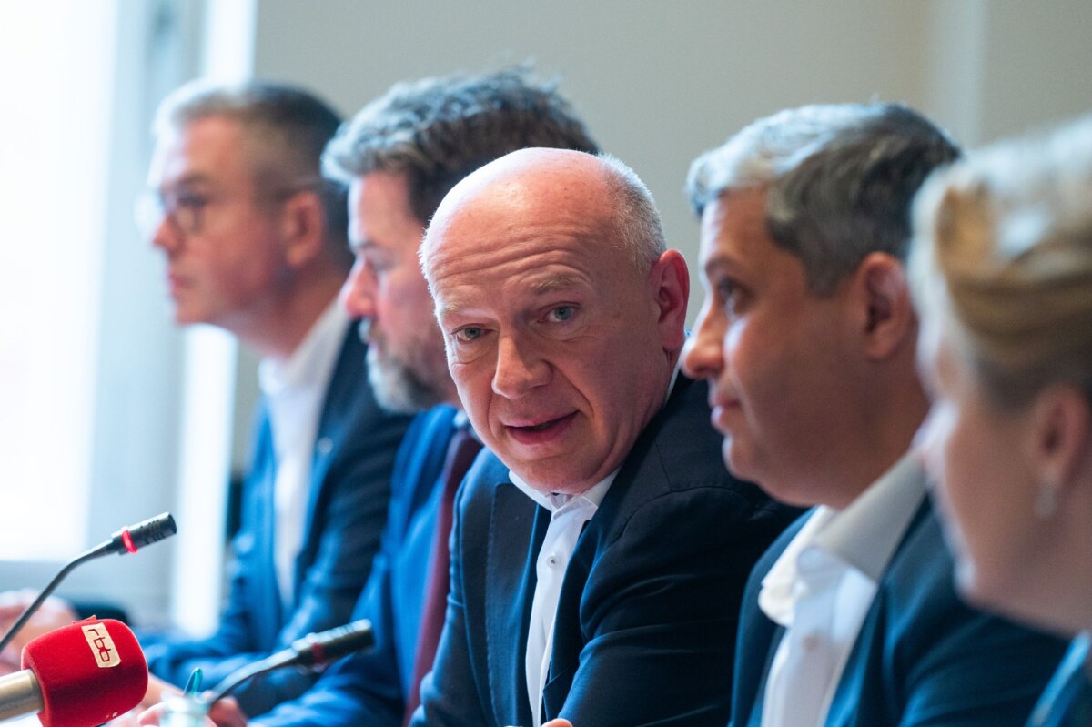 Pressekonferenz zu Sondervermögen und Flüchtlingspolitik Berlin Die Spitzen von CDU und SPD in Berlin treffen sich regelmäßig zu einem Koalitionsausschuss.