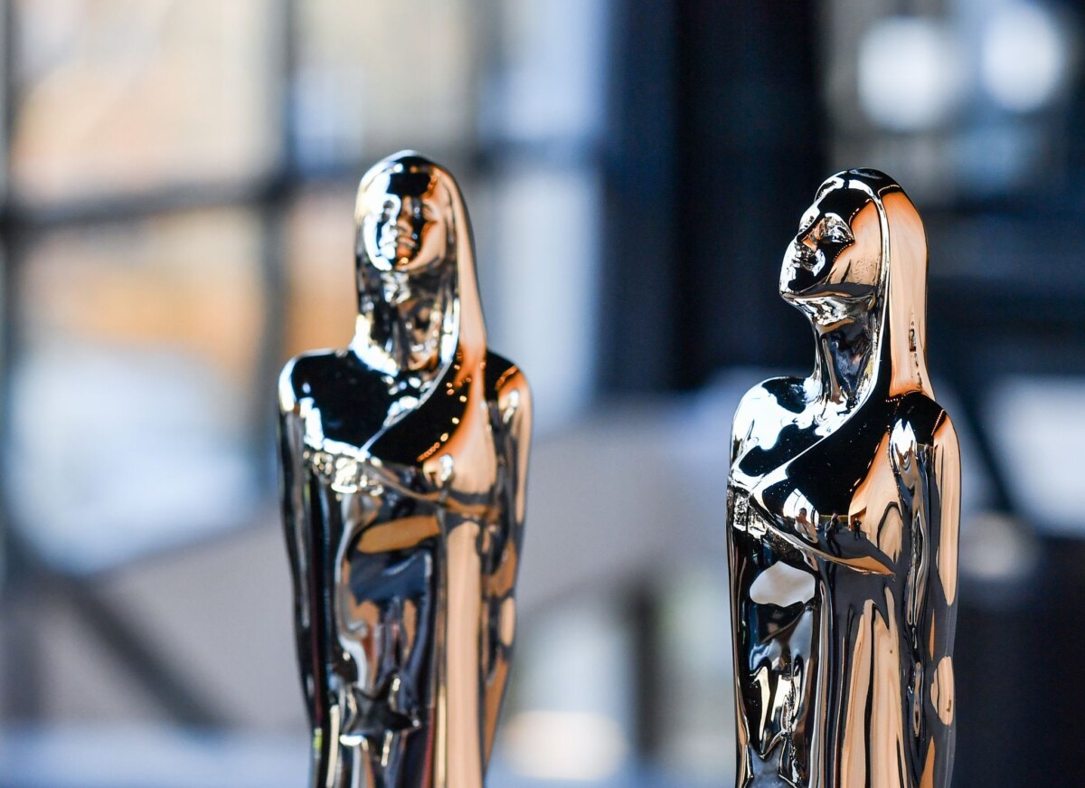 Europäischer Filmpreis Die Statuetten des Europäischen Filmpreises. (Archivfoto)