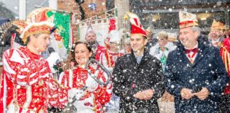 Die Karnevalssaison hat begonnen. 