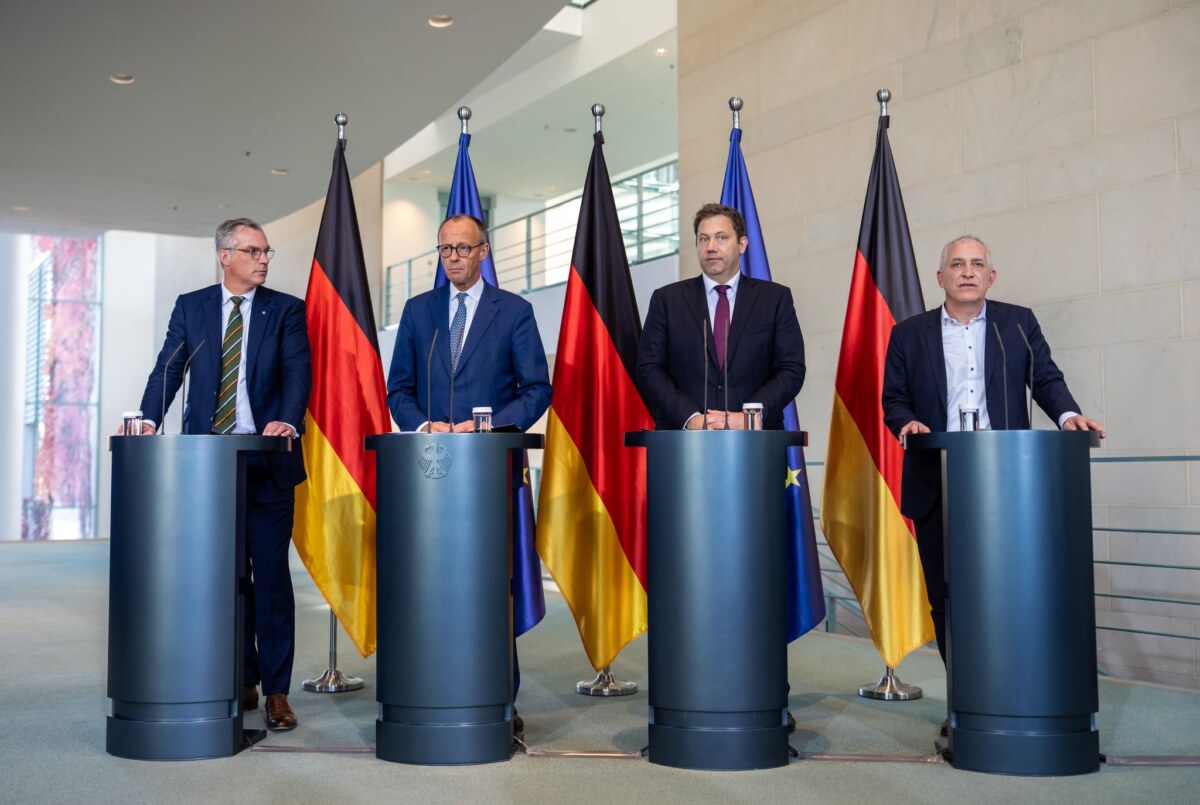 Stahlgipfel im Kanzleramt Merz will die Stahlindustrie erhalten.