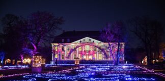 Die Lichtinstallationen zu «Weihnachten im Tierpark» in Berlin-Lichtenberg wurden am Abend eröffnet. 