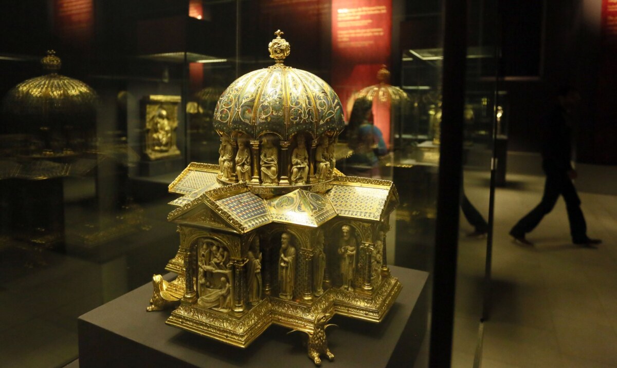 Streit um Welfenschatz Der Welfenschatz umfasst mittelalterliche Goldreliquien im dreistelligen Millionenwert. (Archivbild)