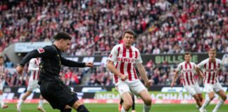 1. FC Köln kann gegen Union wieder auf Heintz bauen Wieder fit: Kölns Dominique Heintz (M). (Archivbild)