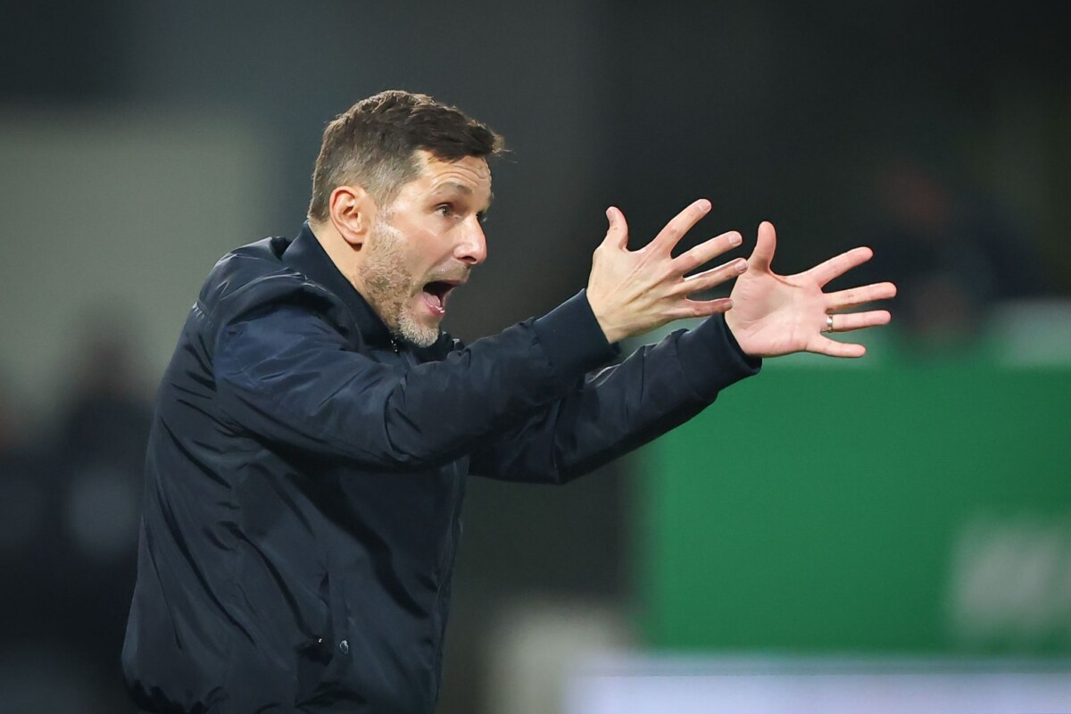 Stefan Leitl Hertha-Trainer Stefan Leitl will das Fußball-Jahr mit einem Heimsieg beenden. (Archivbild)