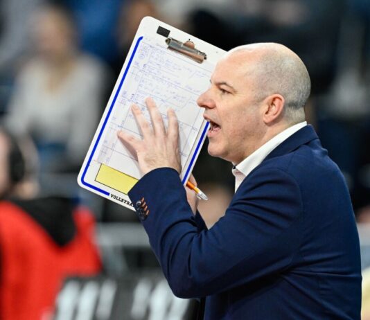 Joel Banks und die BR Volleys gewinnen zum Jahresausklang deutlich. (Archivbild)