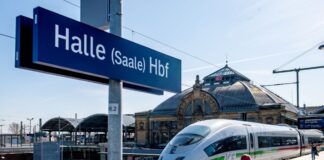 Schnellere Fahrten – Bahnstrecke Berlin-Halle wird geöffnet Ab Sonntag kommen Fahrgäste der Deutschen Bahn wieder schnell von Berlin nach Halle - die Bauarbeiten auf der Anhalter Bahn werden beendet. (Archivbild)