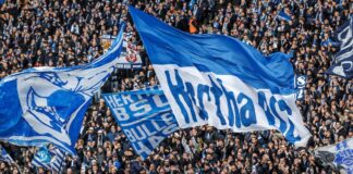 Medizinischer Notfall bei Hertha-Spiel gegen Magdeburg Im Fanbereich der Hertha kam es zu dem Notfall.