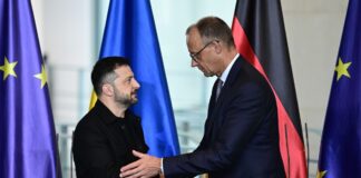 Merz empfängt Selenskyj am Montag – Europäer kommen zusammen Kanzler Friedrich Merz (CDU, r.) will den ukrainischen Präsidenten Wolodymir Selenskyj am Montag in Berlin empfangen.