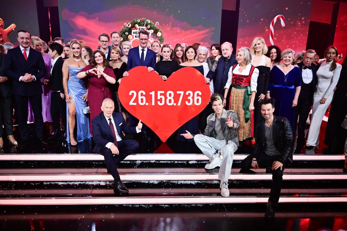 Spenden-Gala "Ein Herz für Kinder" im ZDF Viele Prominente sammelten im ZDF bei «Ein Herz für Kinder» für einen guten Zweck.