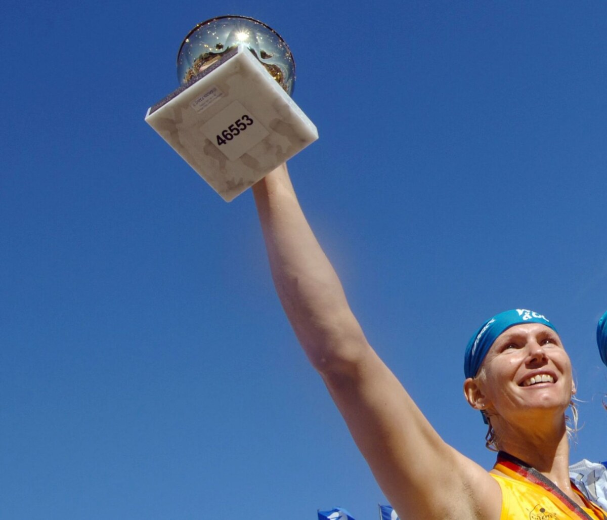 Beachvolleyball-DM 2005 - Susanne Lahme Susanne Lahme kehrt als Sportdirektorin des SC Potsdam in den Volleyball zurück. (Archivbild)