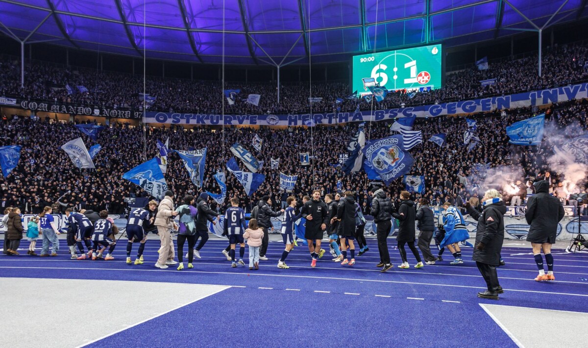 Hertha BSC Hertha BSC hat wieder ein Heimspiel im DFB-Pokal. (Archivbild)