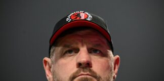 Emotional nach Köln: Baumgart verspricht ruhige Weihnachten Steffen Baumgart erwartet von seinen Spielern bei Union Berlin eine gute Entwicklung (Archivbild).